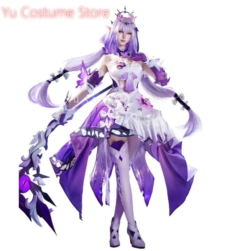 

Yu Honkai Star Rail Castorice Dress Women Cosplay Costume Cos Game Anime Party Uniform Hallowen Play Role Clothes Clothing