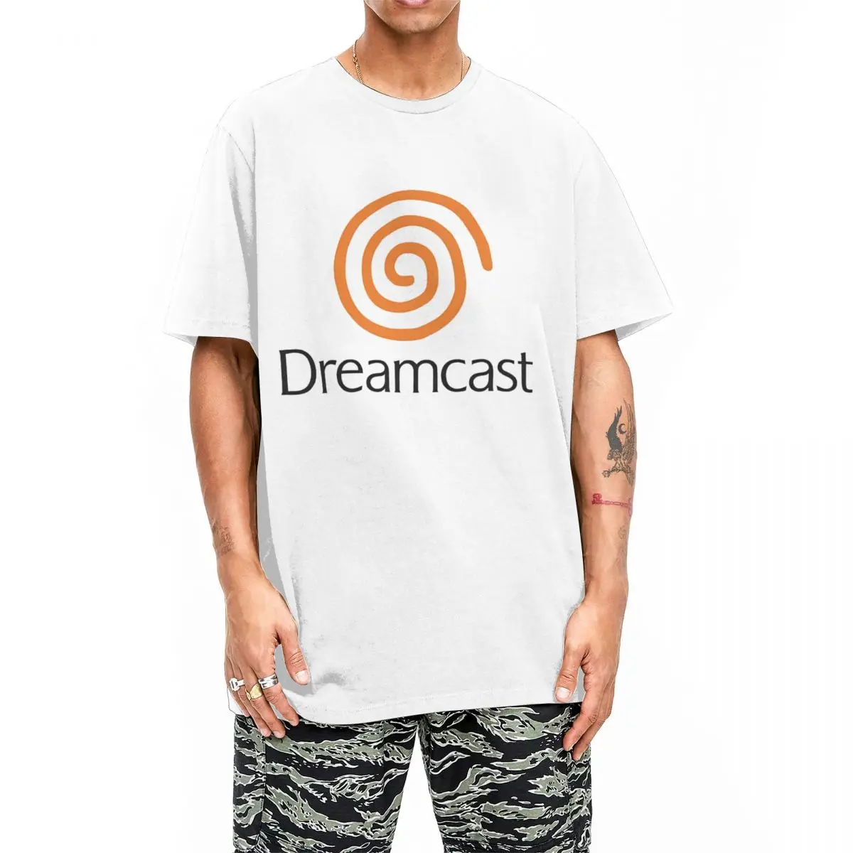 Dreamcast Sega T Shirt Beach video game Vintage T-Shirts Cotton Harajuku Tshirt For Man Short-Sleeved Loose Tees