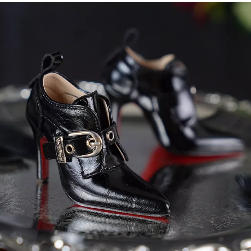 

BJD Doll Shoes For 1/4 1/3 Doll High Heels Black ID75 Doll Shoes