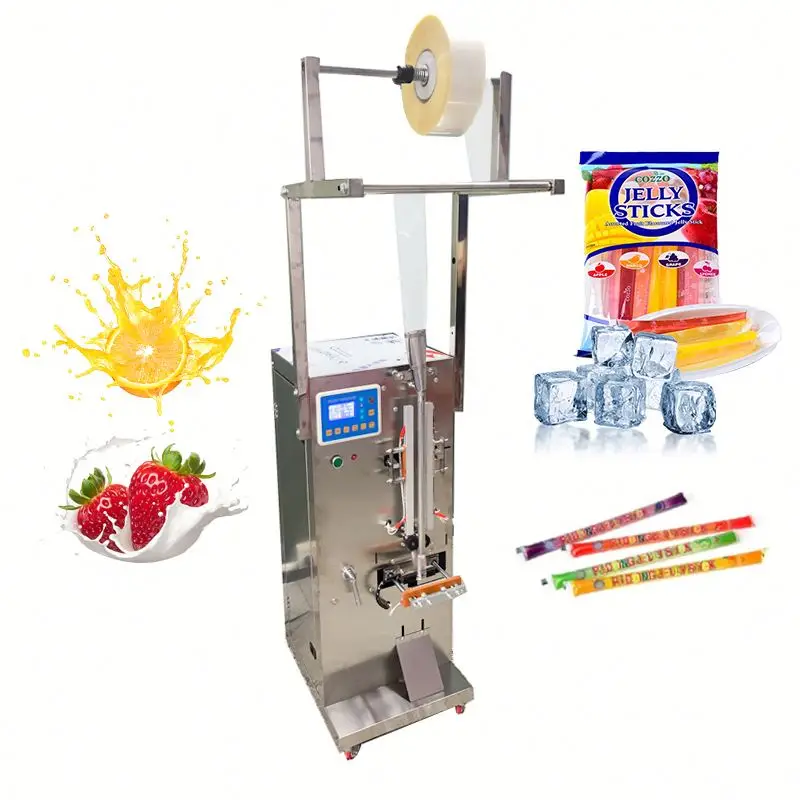 

Automatic commercial popsicle making machine, juice liquid filling and sealing packaging machine, easy to operate