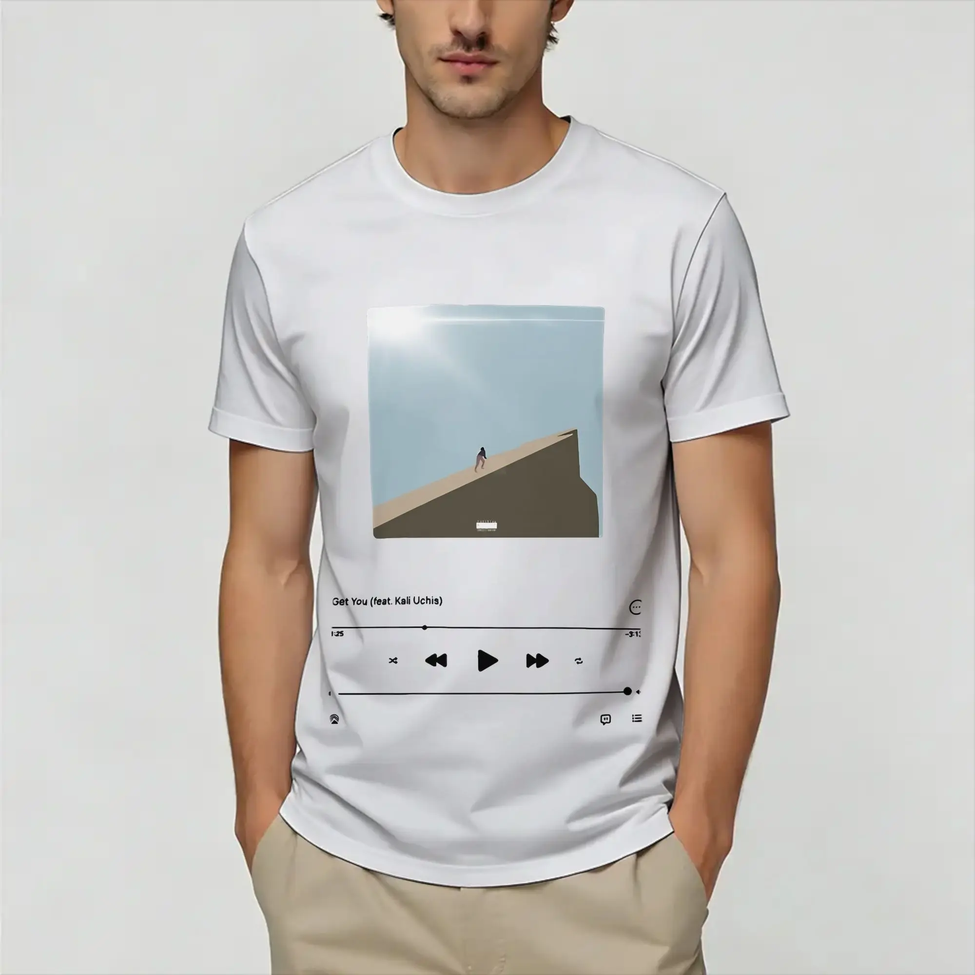 Daniel Caesars T-Shirt for Men  Vintage 100% Cotton Tee Shirt Round Neck Short Sleeve T Shirts Adult Clothing