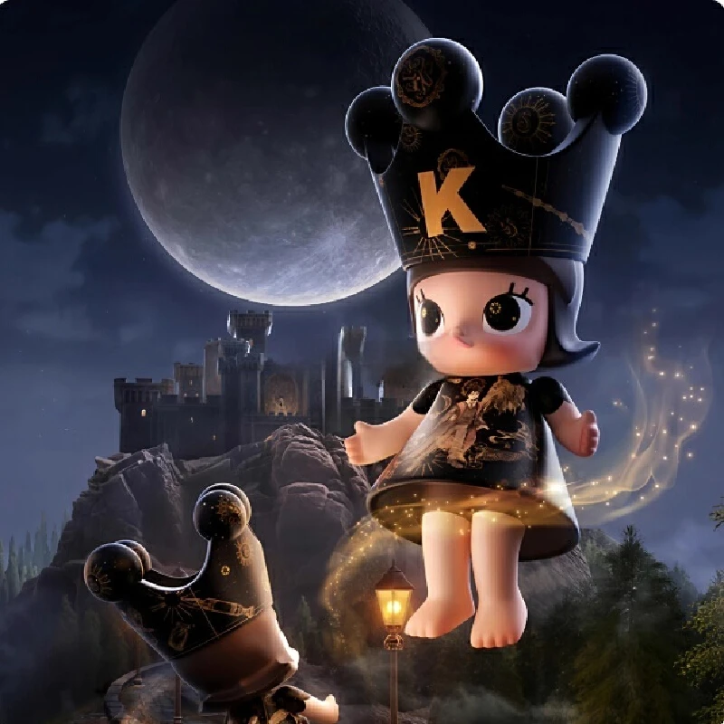 New Popmart Mega Royal Molly 400% 1000% Princess Harry Potter Series Toys Doll Kawaii Anime Action Figure Dolls Kids Xmas Gift