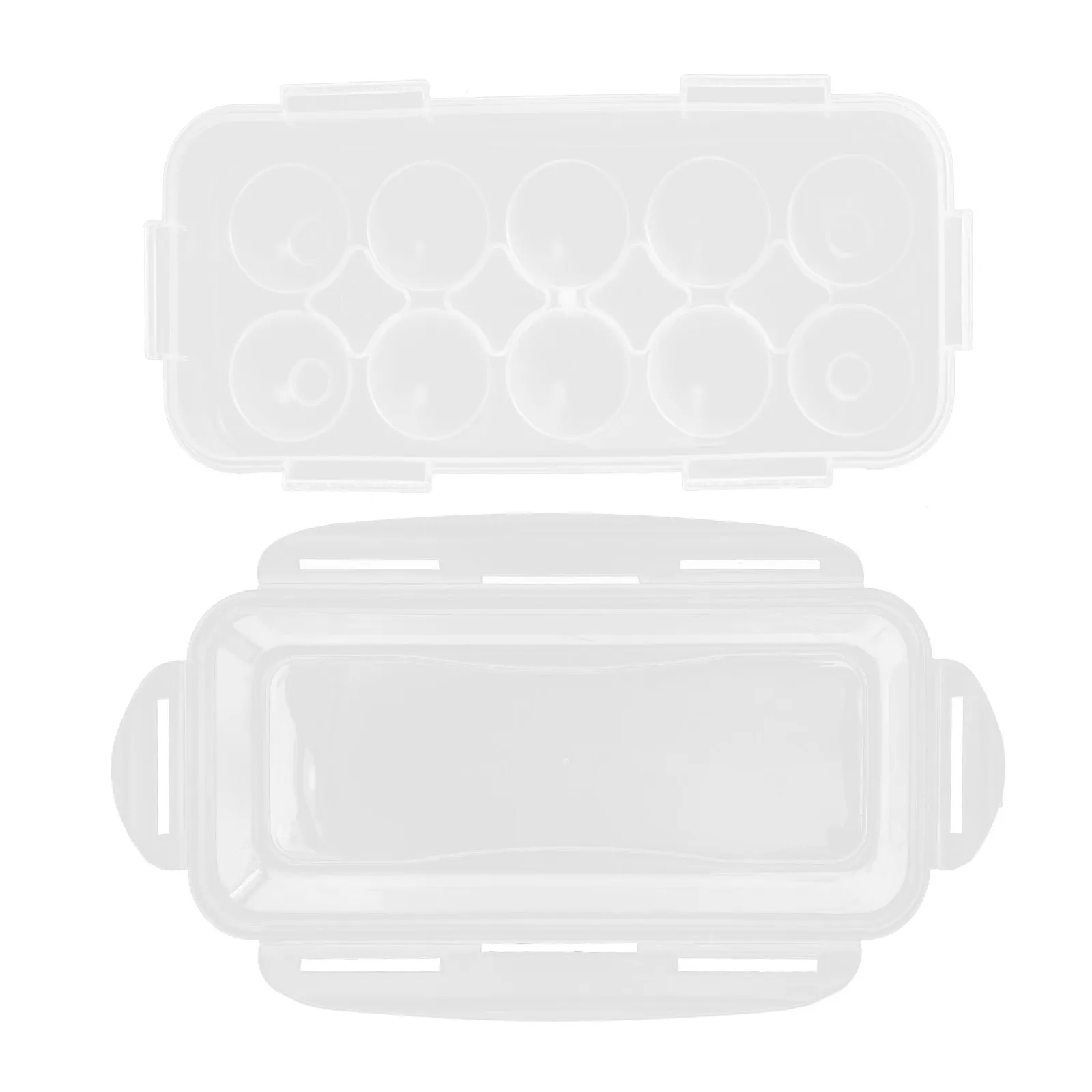

Plastic Box Large Capacity Transparent Refrigerator Organizer Multi-Grid Storage Container Fridge Egg Holder Household Egg Box