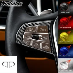 For BMW 3 4 Series M4 G20 G28 2019-2021 Carbon Fiber Instrument button Panel Cover Car Interior Accessories Decorative Stickers