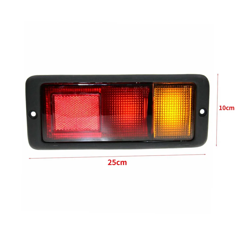 A03Q-6Pcs Mitsubishi Shogun Pajero 1992-1999 용 후방 테일 라이트 범퍼 주간 주행 운전 램프