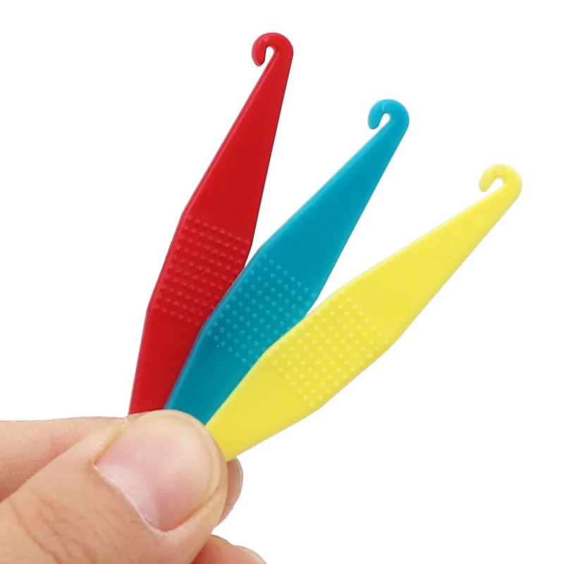 10pcs Dental rubber band hook, orthodontic material traction hook, colored rubber band hook for orthodontic extraction device