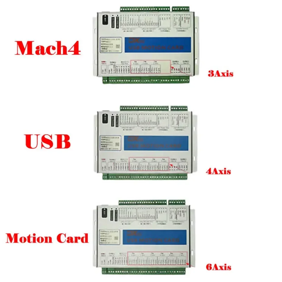 High Quality 2000KHz Mach3 Mach4 CNC Motion Control Driver Card Breakout Board 3/4/6 Axis USB and Ethernet Port