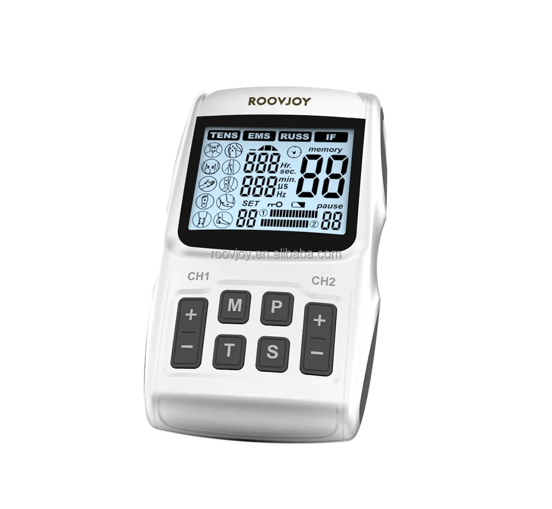 ROOVJOY R-C101A TENS EMS RUSS IF Electronic pulse Muscle Stimulators therapy machine