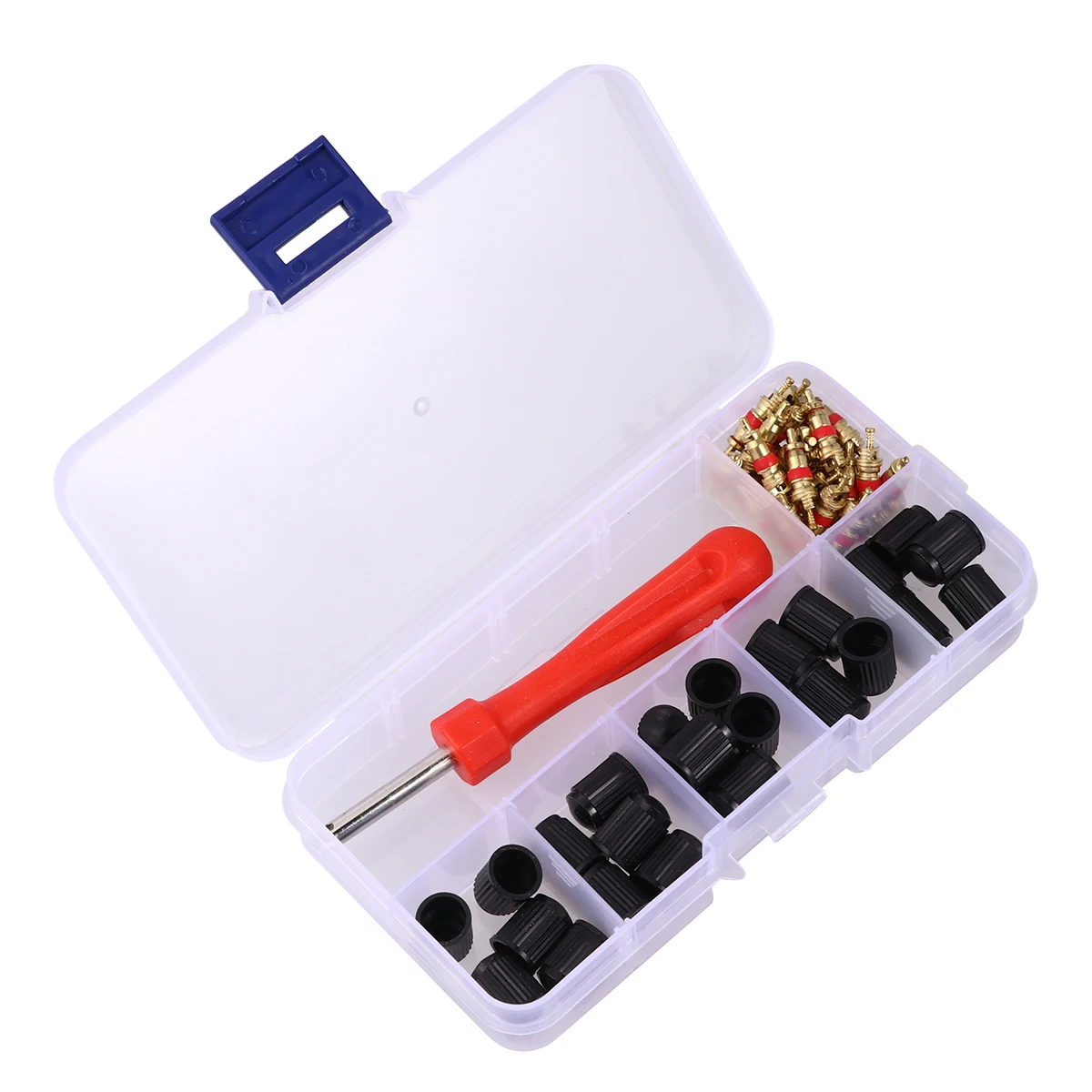 AliExpress 61pcs Valve Wrench Set Tire Repair Tools Durable Material Car Truck Bike Motorcycle Tyre Tire Core Wrench Tool Easy Use