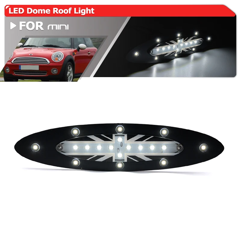 Reemplace la luz de lectura del techo de la bóveda central LED 63312754520 para 2007 2008-2010 MINI R55 R56 JCW Pre-LCI lámpara Interior superior del coche