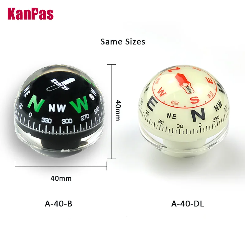 بوصلة كروية متينة من KanPas، مضيئة متوفرة / A-40-B & A-40-DL #3