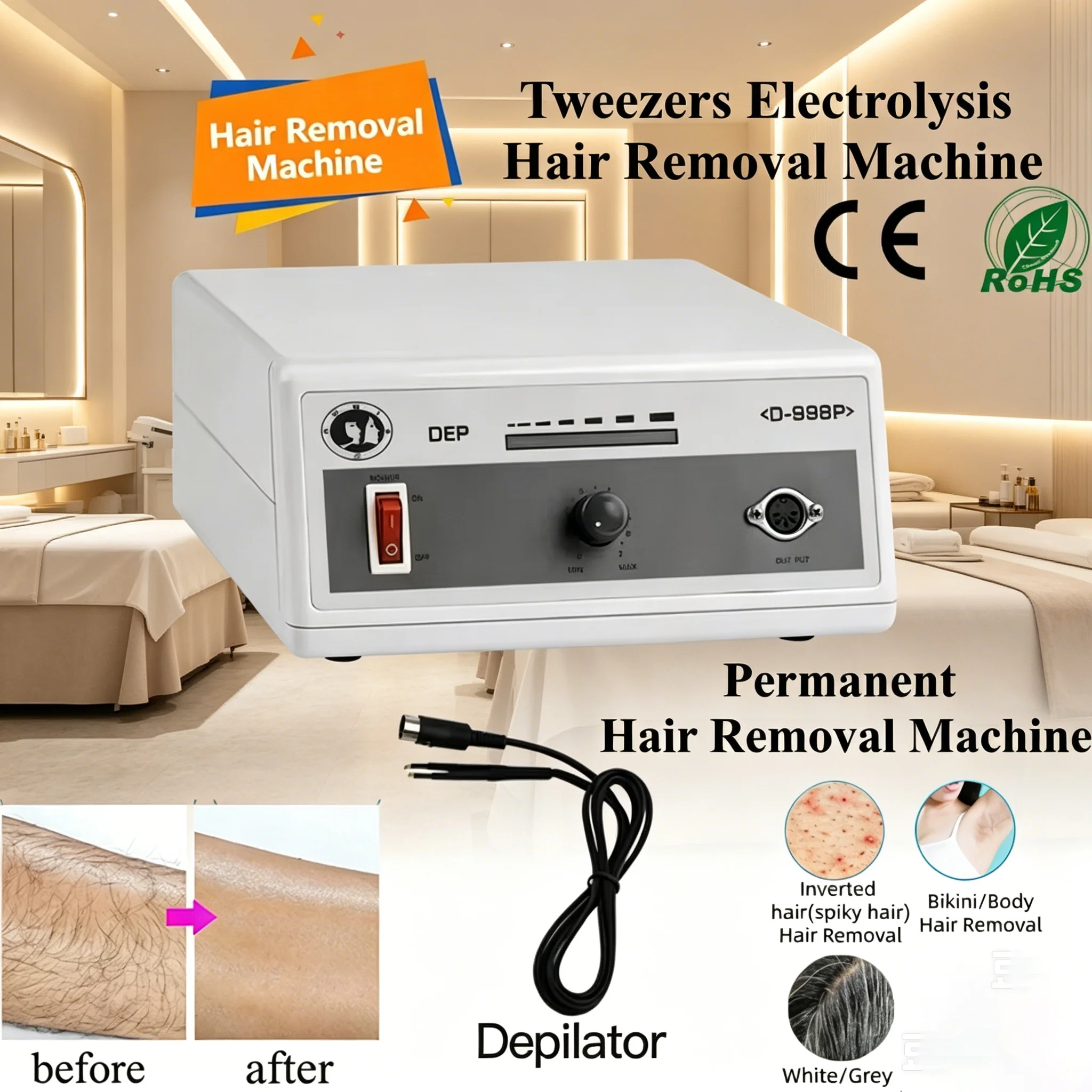 Alat Penghilang Bulu Permanen - Industrial Laser Hair Removal Machine ulasan dan harga
