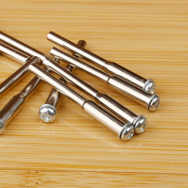 50pcs 3mm Shank Cut-off Wheel Holder Screw Mandrel Compatible with Dremel Rotary Tool