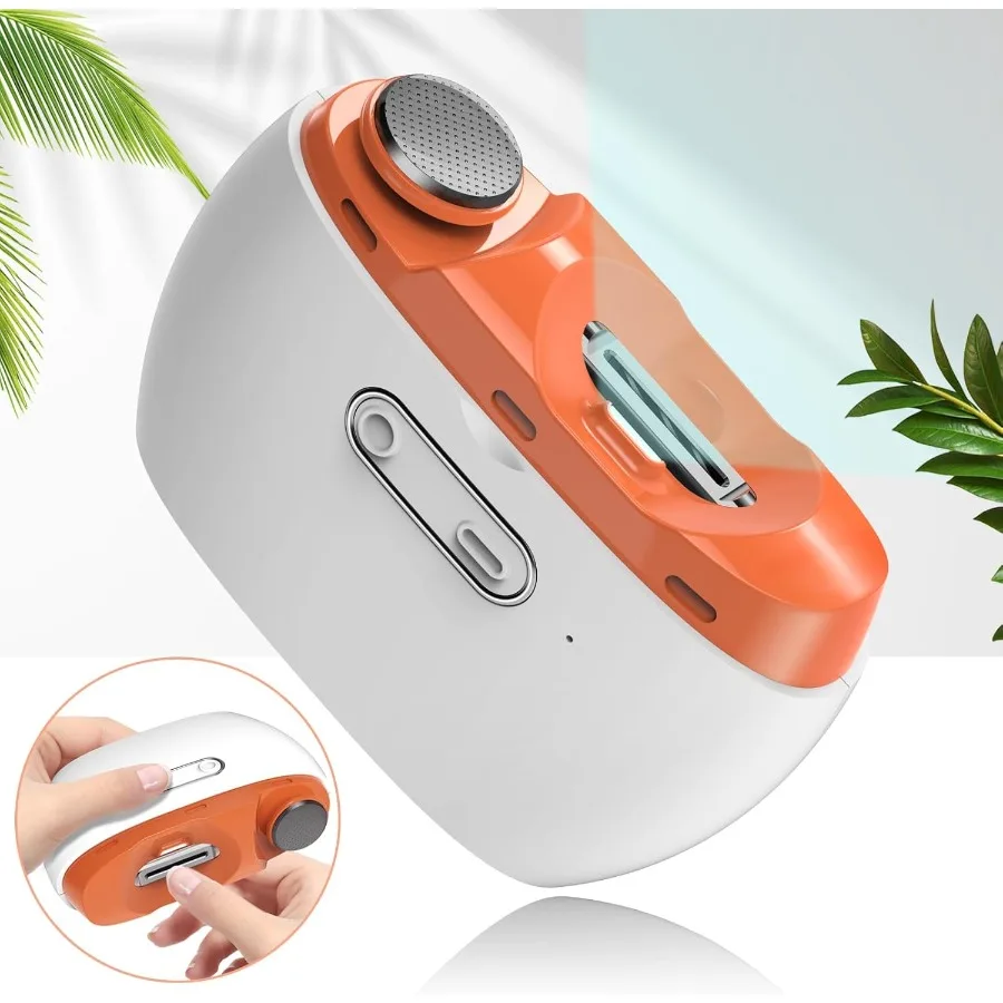 

2025 Upgraded 3in1 Electric Nail Clipper and File Automatic Nail Trimmer Polisher with LED Light USB Rechargeable Clip Storage