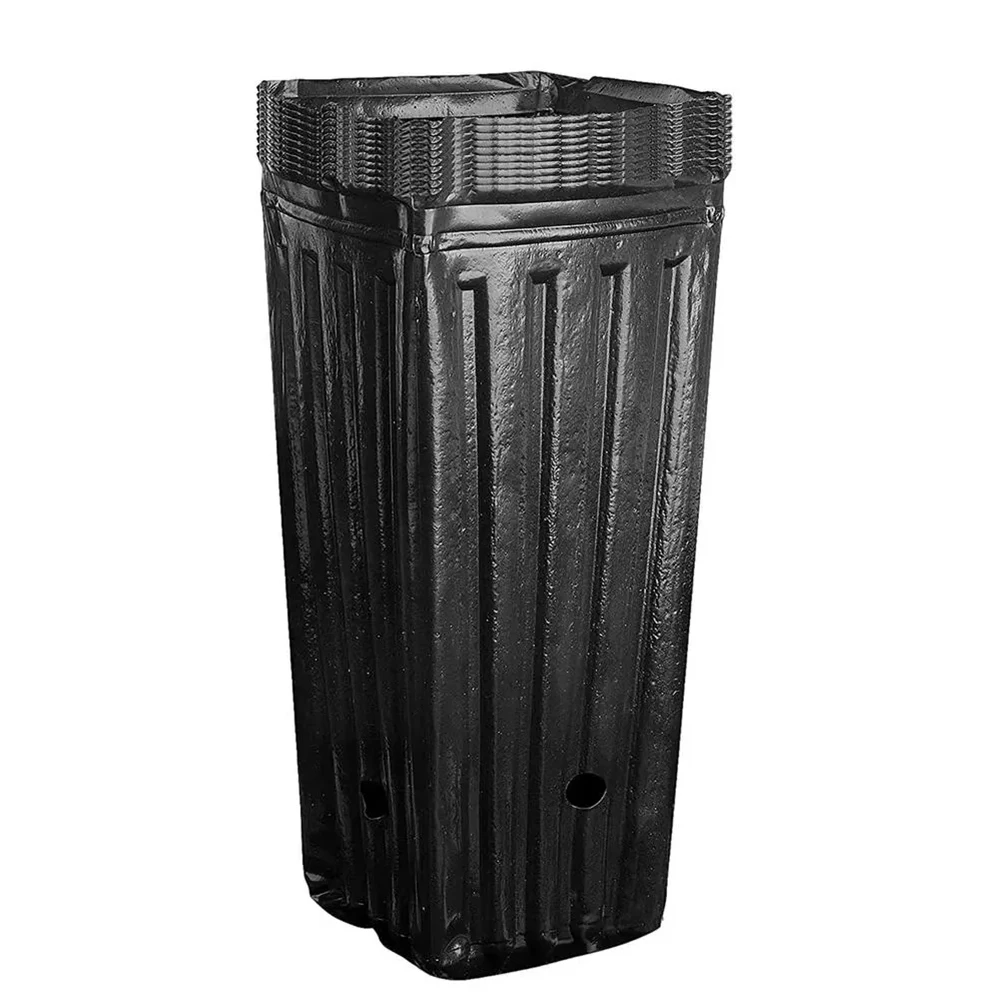 Set of 10 or 25 Plastic Deep Nursery Tree Pots 7 8inch Tall with Ventilation and Drainage for Garden and Farm Plant Containers