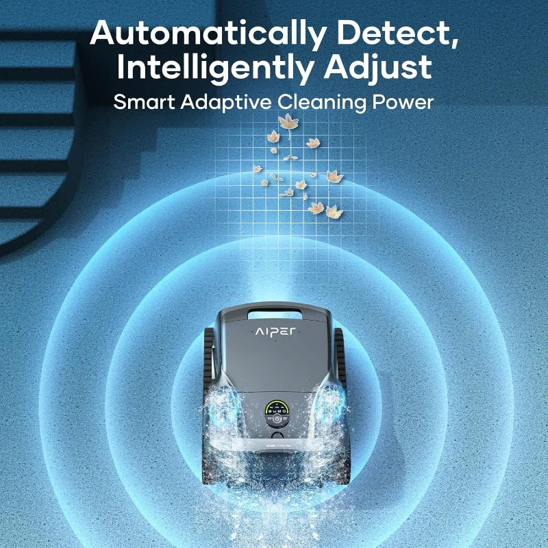 Aiper Scuba X1 Pro Max All-in-One Pool Cleaning Robot, Pool Mapping, Adaptive Path, 8500 GPH Power, TVC Engine