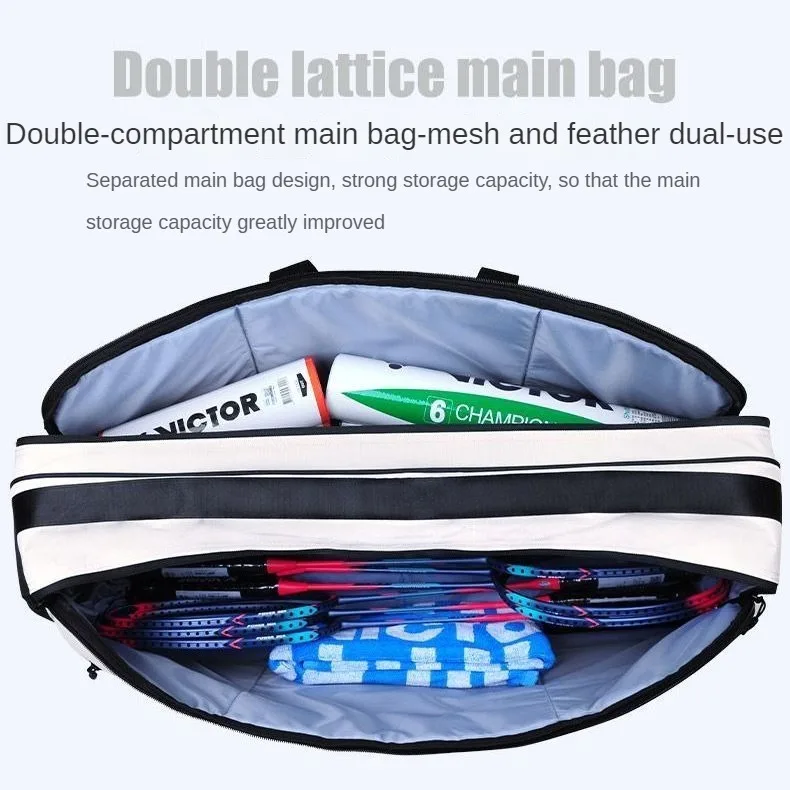 VICTOR Badminton Bag Training Competition Rectangular Bags Multi-functional Large-capacity Racket Bag BR3632 Sports Tennis Bags