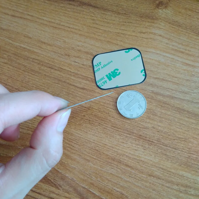 مستطيلة المغناطيسي لوحة معدنية حامل هاتف صفائح حديد المغناطيس المحمولة سيارة الهاتف المحمول دعم أصحاب الهاتف ملصق الوقوف