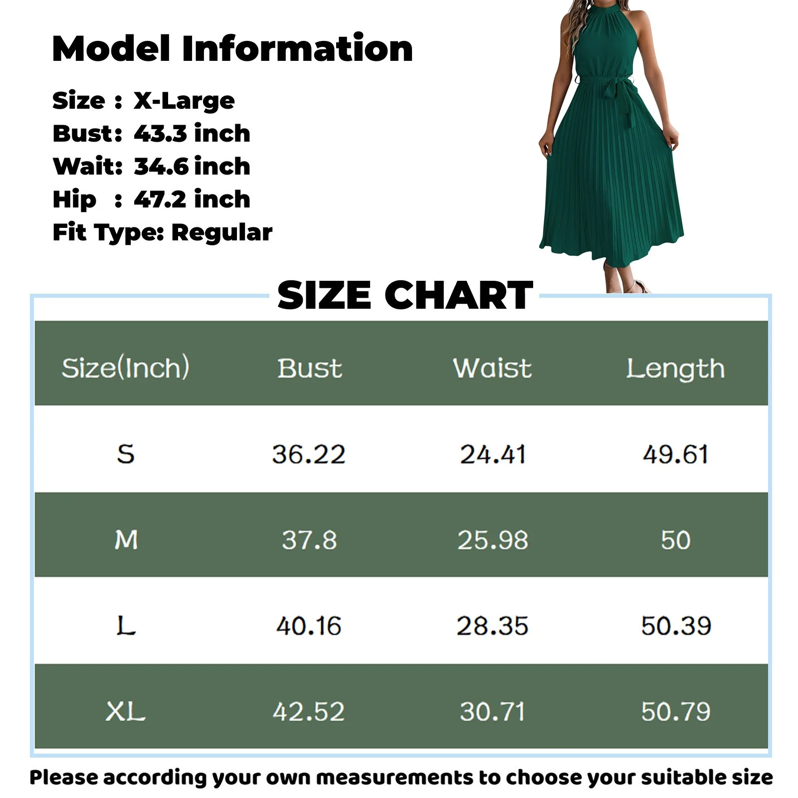 Women'S Versatile Daily Dress Women'S Fashion Retro Solid Color Dress Sleeveless Waist Pleated Skirt Stand Collar Pullover Dress
