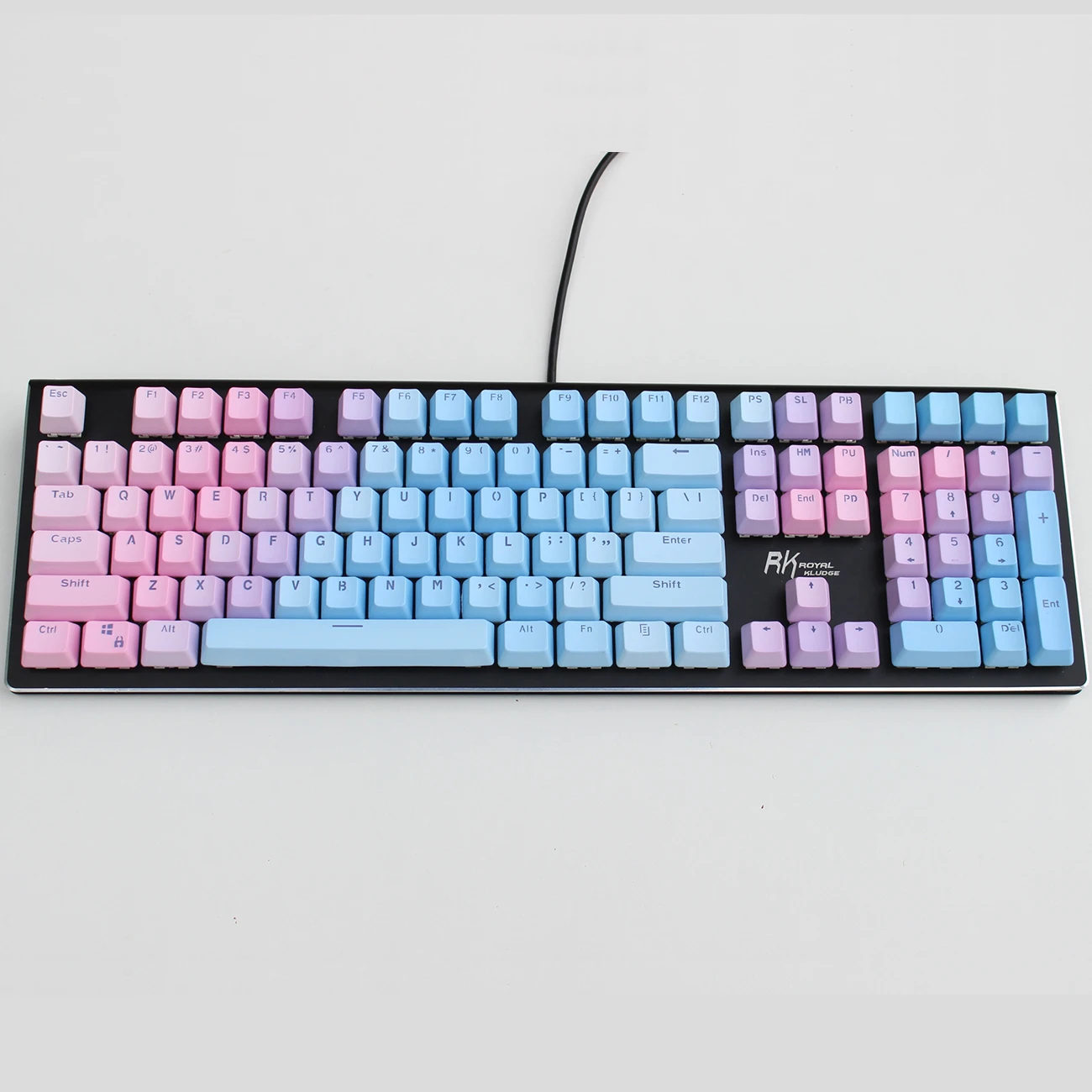 

Клавишные колпачки Sunset Blue Gradient PBT, двойной профиль от производителя