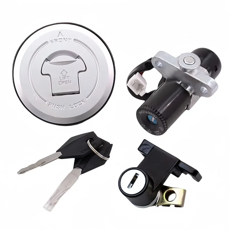 Kit For CFMOTO CF MOTO CF125-3 CF125-3/3A CF 125 -3 -3A CF125 2015-2020 Motorcycle Fuel Gas Cap Ignition Switch Seat Lock Key