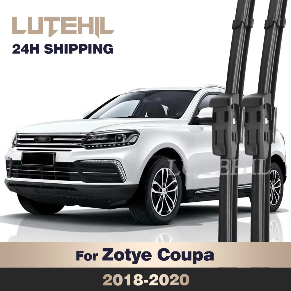 

LUTEHIL Wiper For Zotye Coupa 2018-2020 2019 Wiper Front Wiper Blades Windshield Windscreen Window Brush 24"+20"