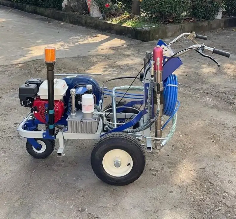 Portable Road Marking Equipment, Compact Road Marking Machine with Core Pump Parts for Highway & Street Marking Work