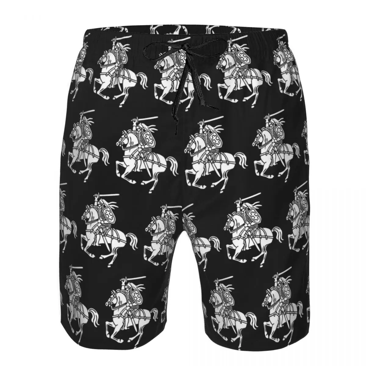 Lietuva Lithuania Coat Of Arms Trunks Beach Board Shorts Casual Quick Dry Swimming Summer Men Pants