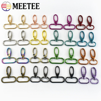 5/10Pcs 20-38mm Metal Buckles Swivel Lobster Clasp Bag Strap Trigger Dog Collar Carabiner Snap Hook KeyChain Bags Accessories