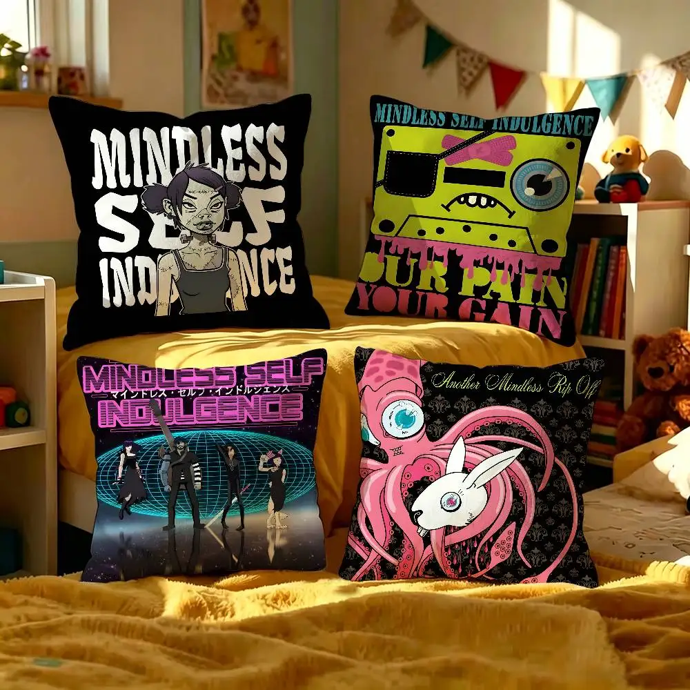 A-Mindless Self Indulgence-S Personalized Pillow Dust Cover Bedroom Kids Party Decoration Pillowcase Birthday Children Gift
