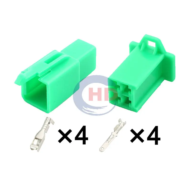 1-20 sets  4pin auto wiring harness plug cable electric plug connector HD041A-2.8-11GN HD041A-2.8-21GN