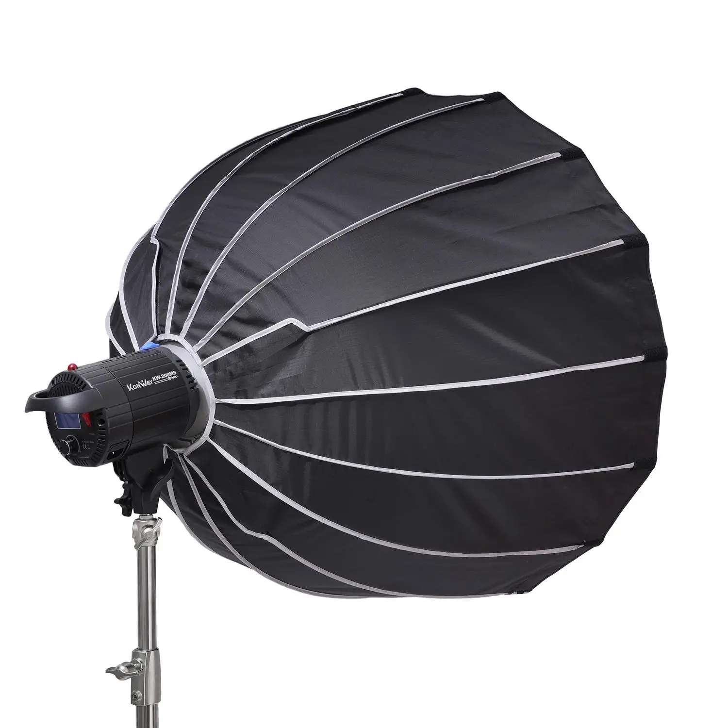 90cm 120cm Quickly Release 16-Rib Parabolic Deep Softbox +Honeycomb Grid with Bowens Mount for Photo Studio Flash Lamp