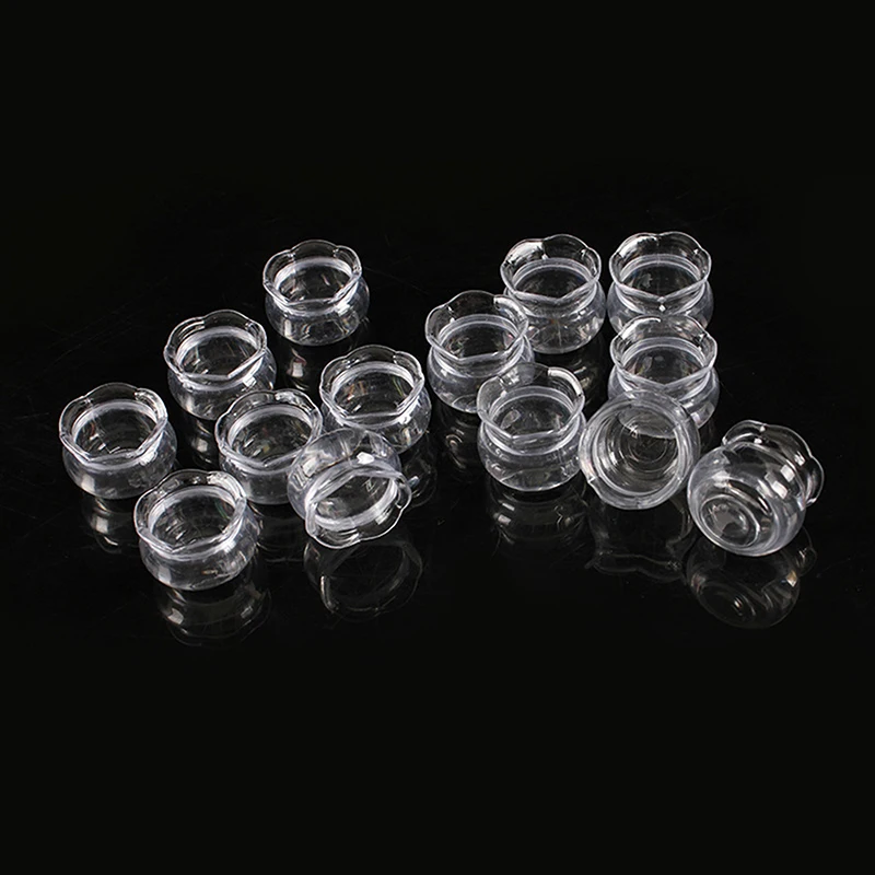 Modèle d'aquarium transparent en plastique pour maison de poupée, 5 pièces, 1/12, mini meubles de décoration, accessoires pour maison de poupée