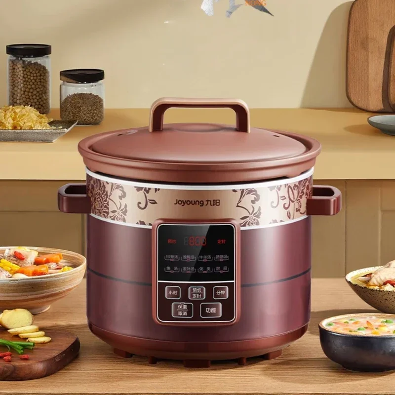 Керамическая электрическая мультиварка для здорового фиолетового песка, кастрюля для приготовления супа Самогонный Аппарат Olla Programables Керамическая электрическая мультиварка для здорового фиолетового песка, кастрюля для приготовления супа Самогонный Аппарат Olla Programables