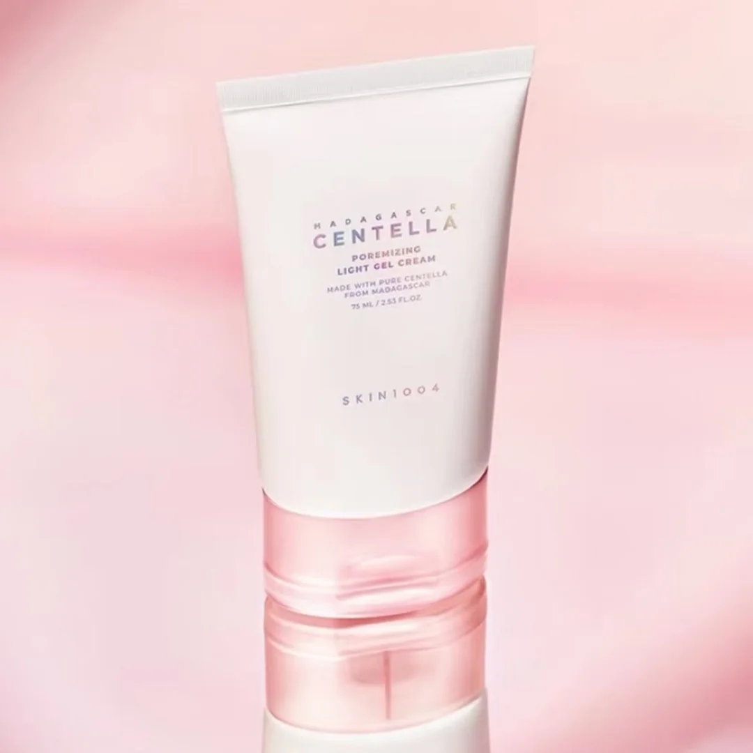SKIN1004 Madagascar Centella Poremizing Light Gel Cream, Crema Facial Hidratante, Cuidado de los Poros, Control de Grasa para Piel Grasa, Cuidado de la Piel Coreano, 75 ml