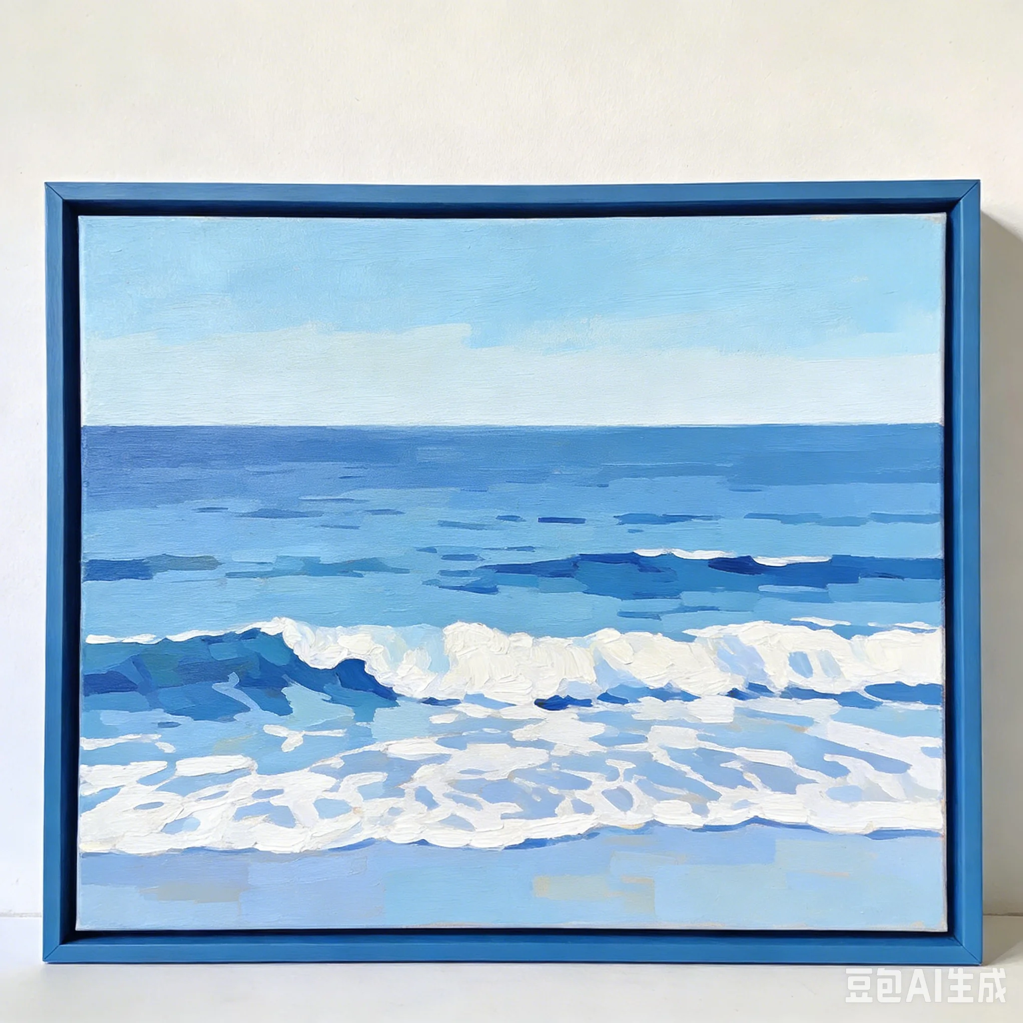 

25286-Custom decorative paintings, landscape paintings with custom frames, living room decorative paintings
