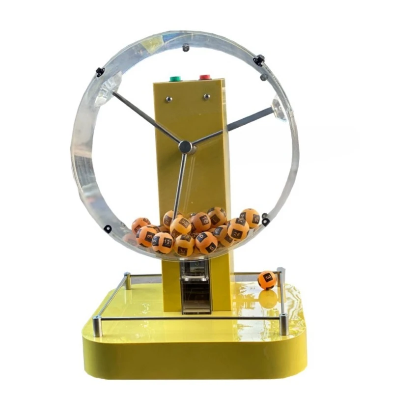 Table tennis invite tenders lottery machine electric two-color ball lottery machine lucky electronic turntable lottery