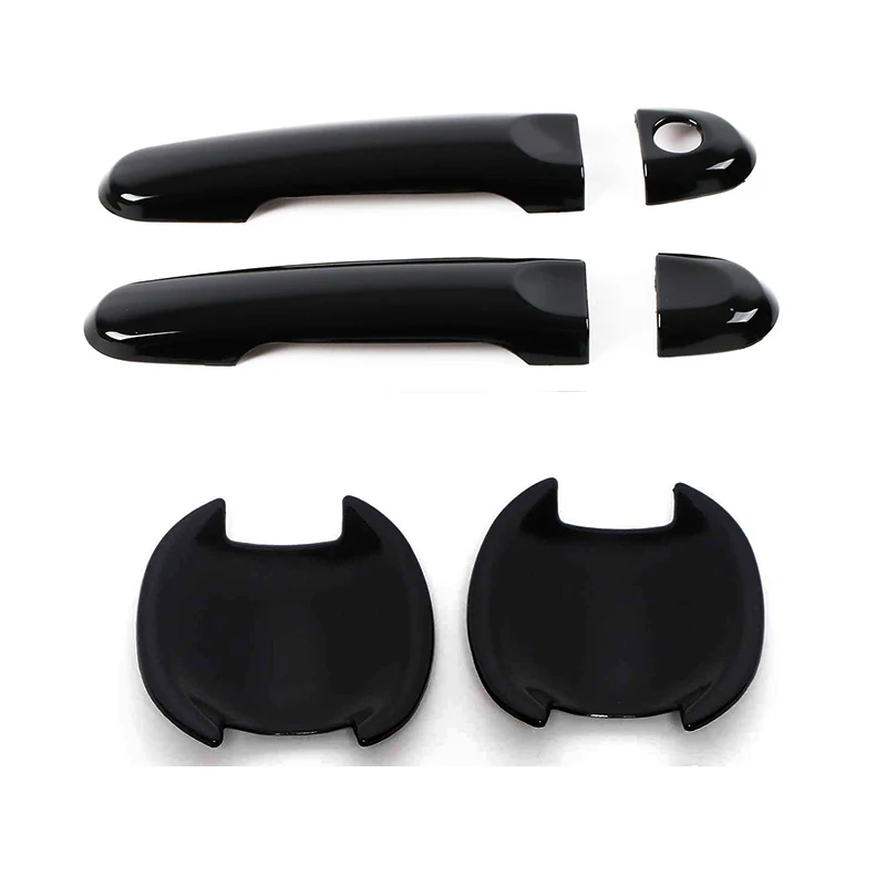 Black Color Door Handle Cover Bowl Trim Without With Smart Hole 2011 2012-2016 2017 2018 For Nissan Juke Car Styling Accessories