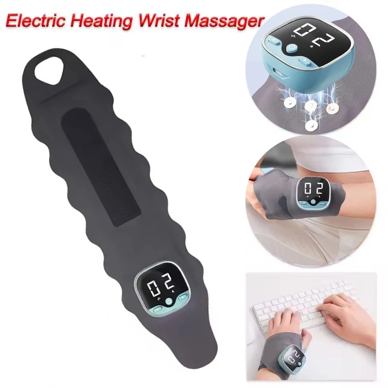 

2-типный беспроводной массажер для запястья, USB перезаряжаемый бандаж на запястье с массажем для запястья, туннель для запястья, инструмент для ухода за усталостью
