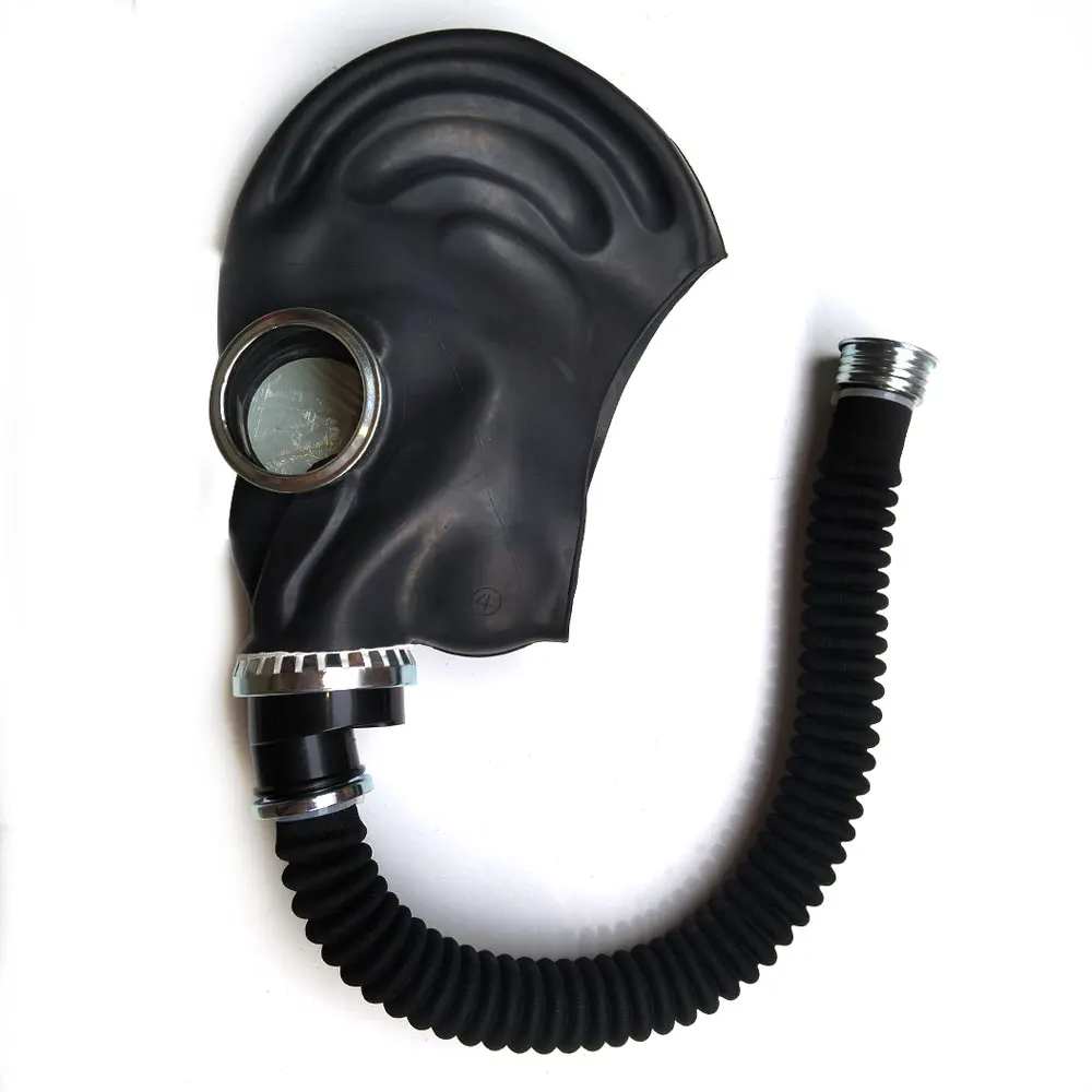 64 نوع متعدد الأغراض قناع الغاز الأسود الكامل تنفس السلامة قناع الوقاية الكيميائية اللوحة رذاذ المبيدات قناع المطاط الطبيعي