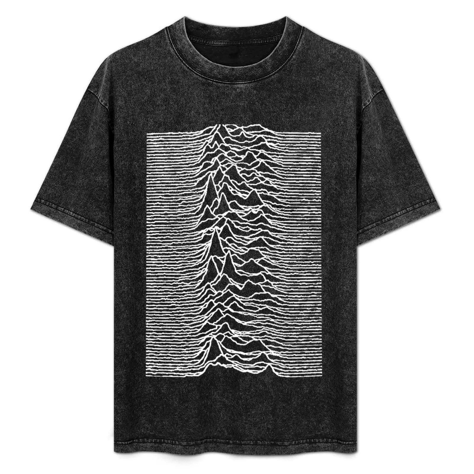Unknown Pleasures T-Shirt Casual Fashion Print Tee Top