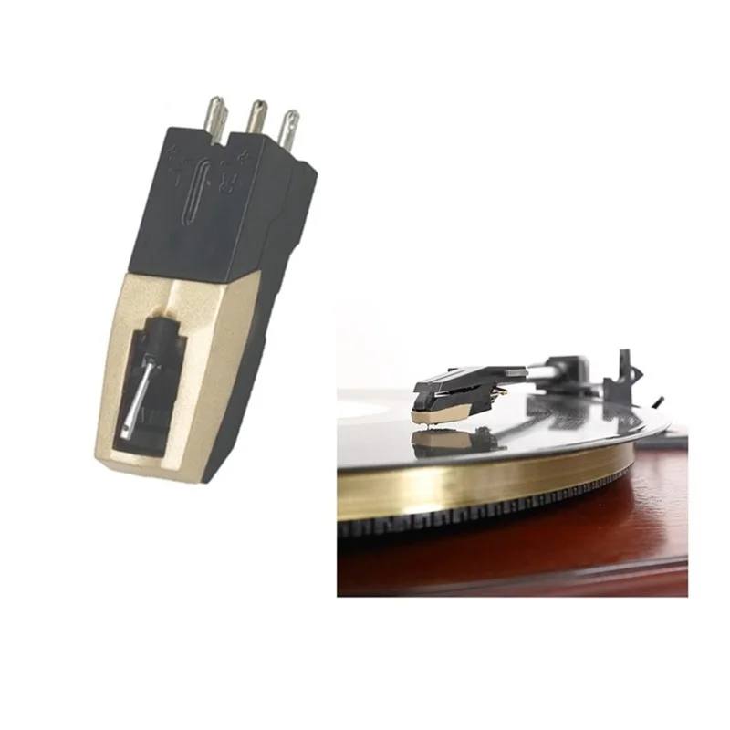 축음기 턴테이블 스타일러스 바늘 액세서리, LP 비닐 플레이어 축음기 레코드 플레이어 스타일러스 바늘, 4 개