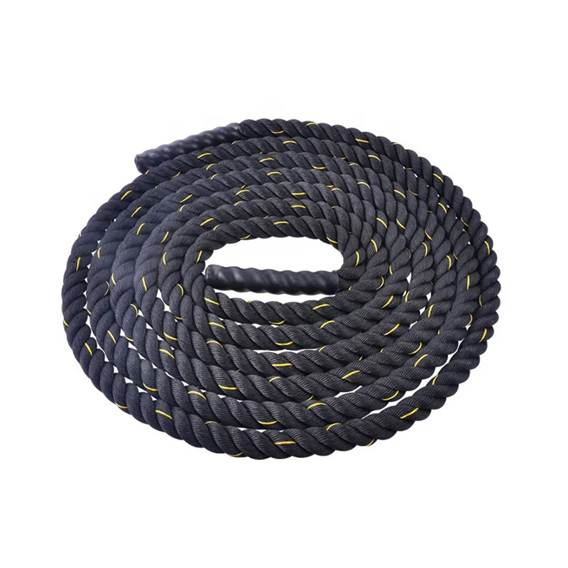 Cuerda de Batalla de Alta Resistencia para Gimnasio, Cuerda de Agarre de Poliéster para Fitness