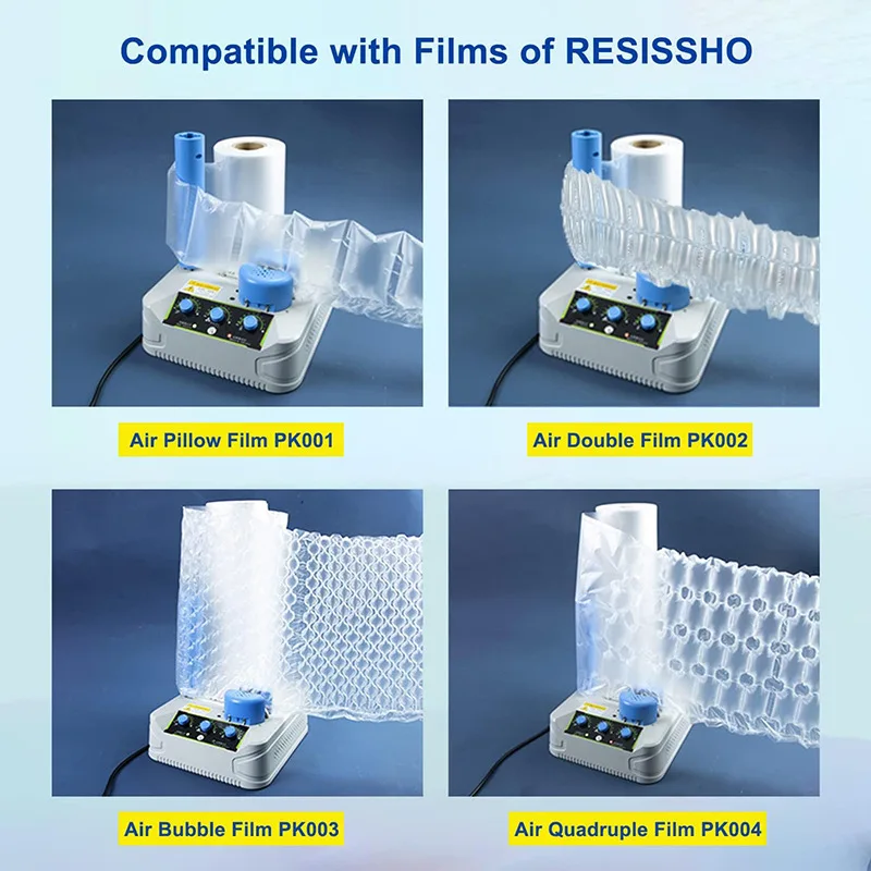 Buffer Air Cushion Machine Automatic  Sealing Machine Inflatable Packaging Tools Inflator Fill Bubble Bag Tool