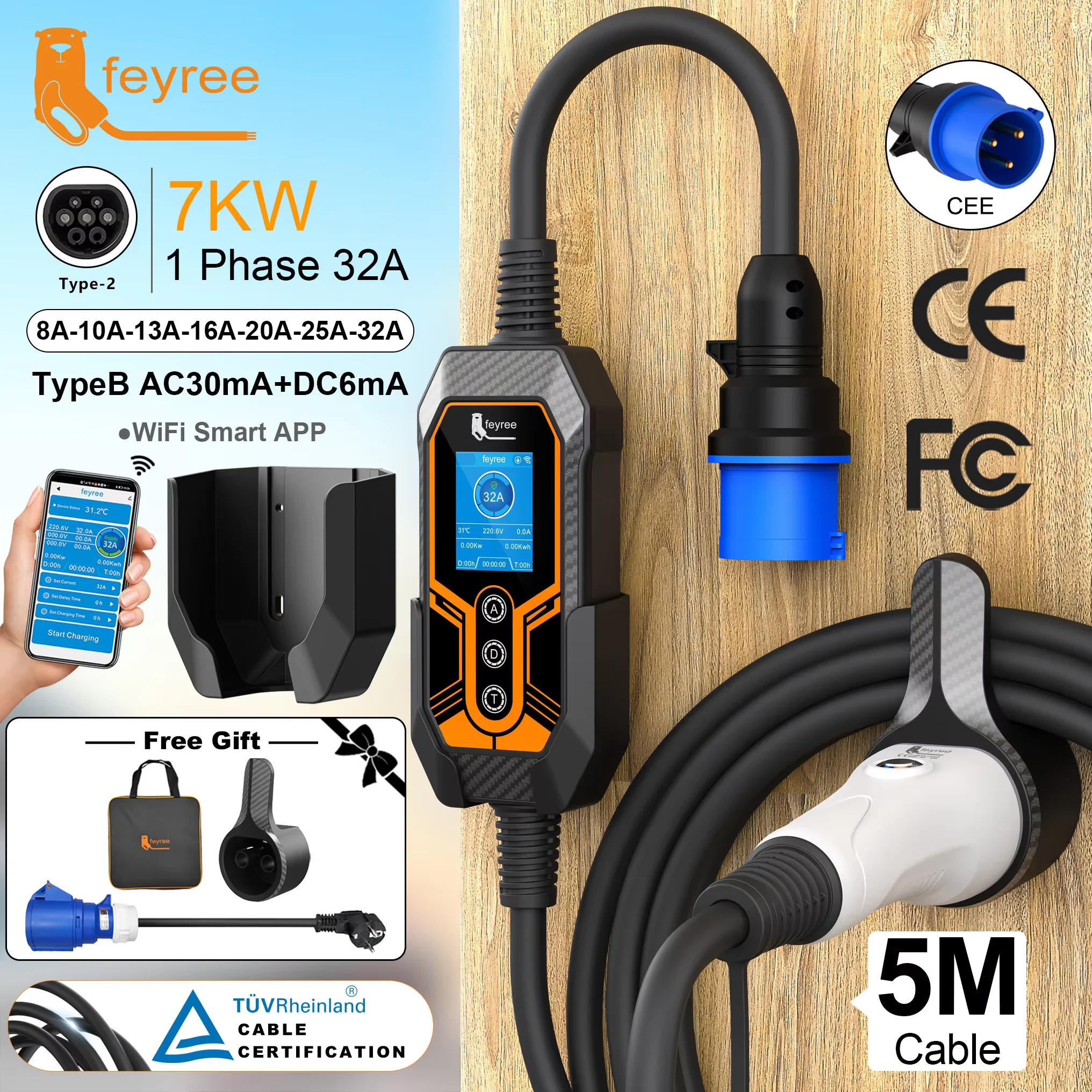 feyree EV Şarj Cihazı Tip2 / T - Smart Home Box incelemesi ve fiyatı