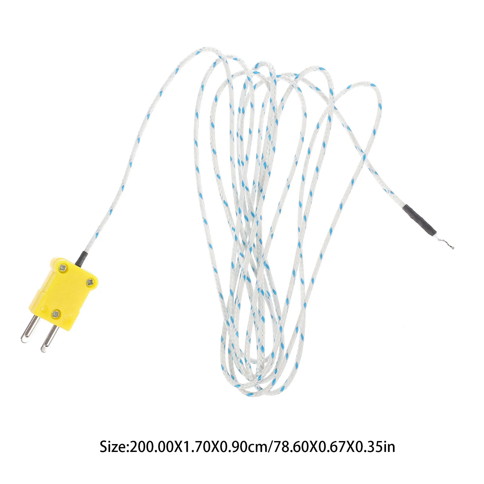 3 шт. датчики температуры для датчика термопары, 2 м, датчик типа K, высокоточная линия измерения температуры для различных применений