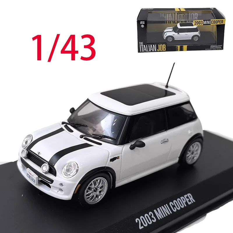 

Литая под давлением мини-модель автомобиля из сплава в масштабе 1/43 Mini COOPER, ИТАЛЬЯНСКИЙ JOB 2003, игровые транспортные средства, игрушки для мальчиков, оригинальная коробка