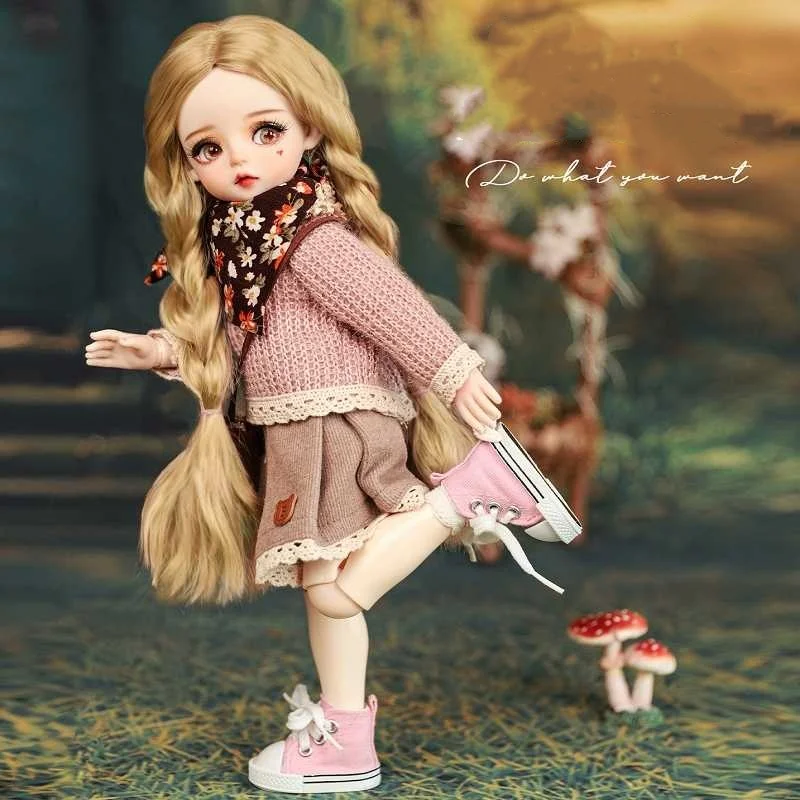 Rivera Bjd Doll 1/4 Fullset Resin Toys for Christmas Anime Princess Girl Surprise Birthday Gift Dolls Toy Collections