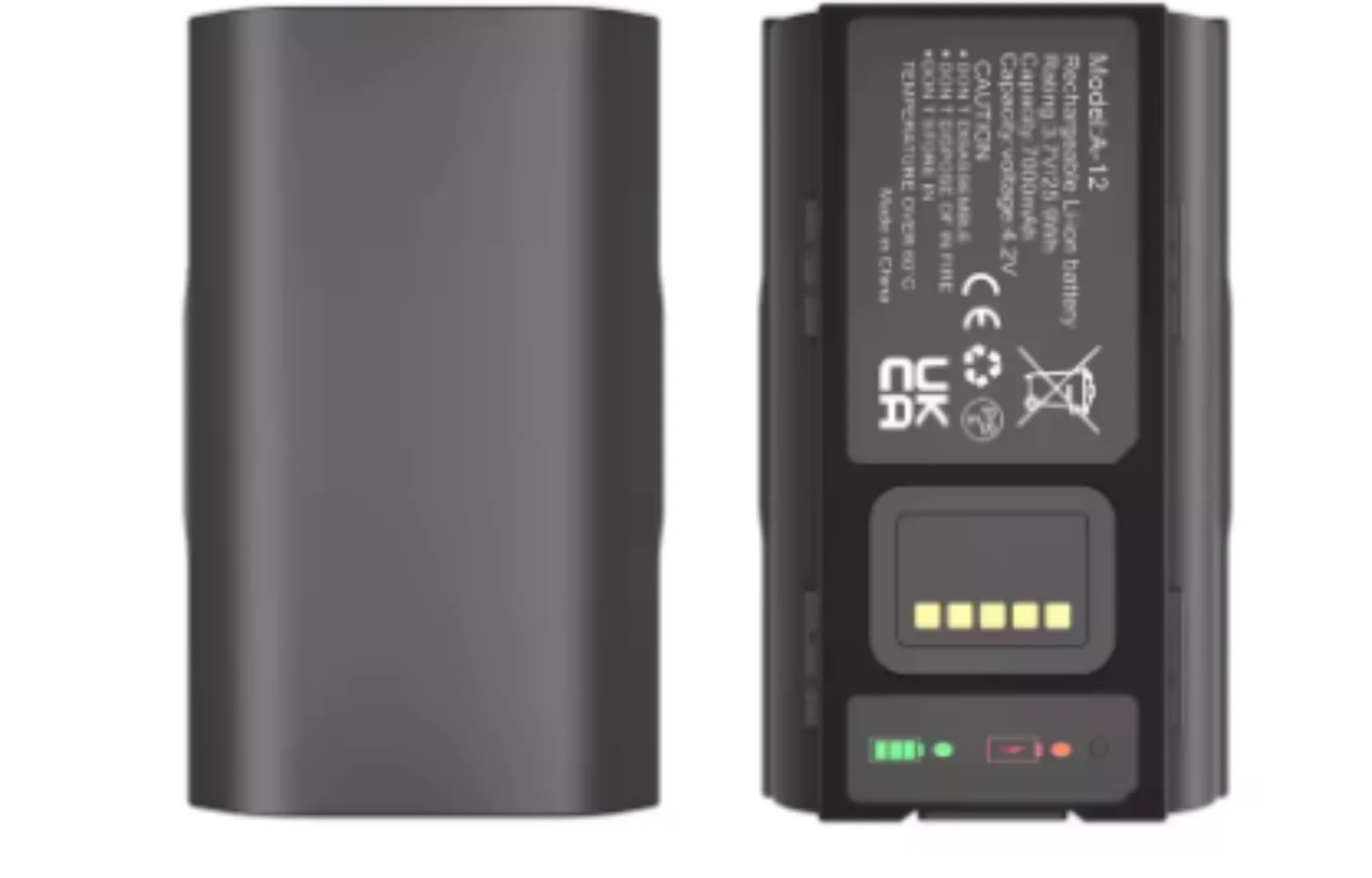 

A12 Model Wireless Doorbell Rechargeable Battery 7000mAh High Capacity Micro USB Fast Charging Reusable Wide Compatibility