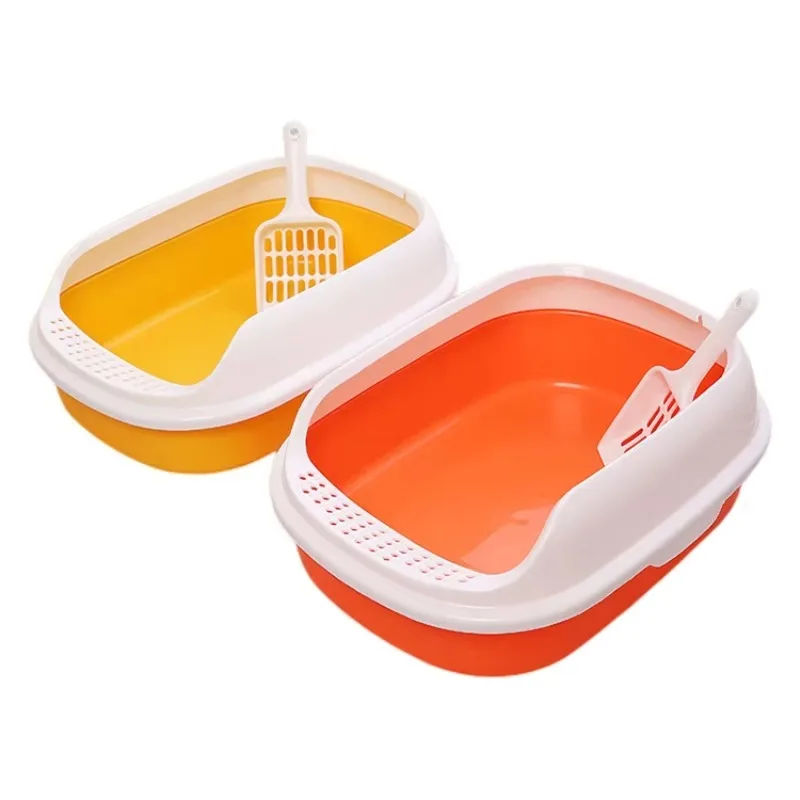 

Best Seller Plastic Cat Litter Box with Scoop